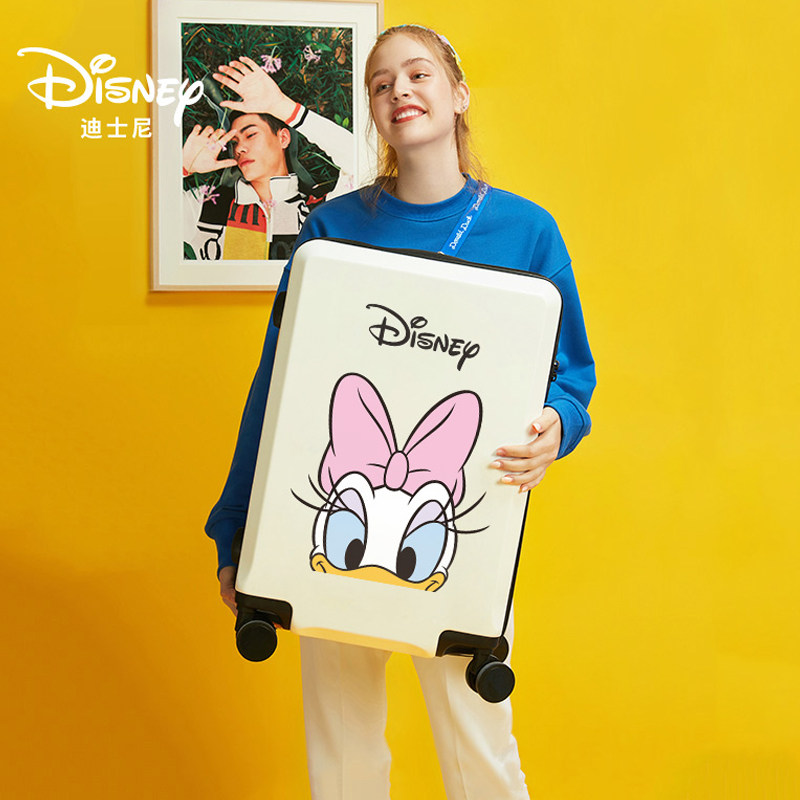 迪士尼ins网红女20寸小型登机箱子 正能箱包旅行箱