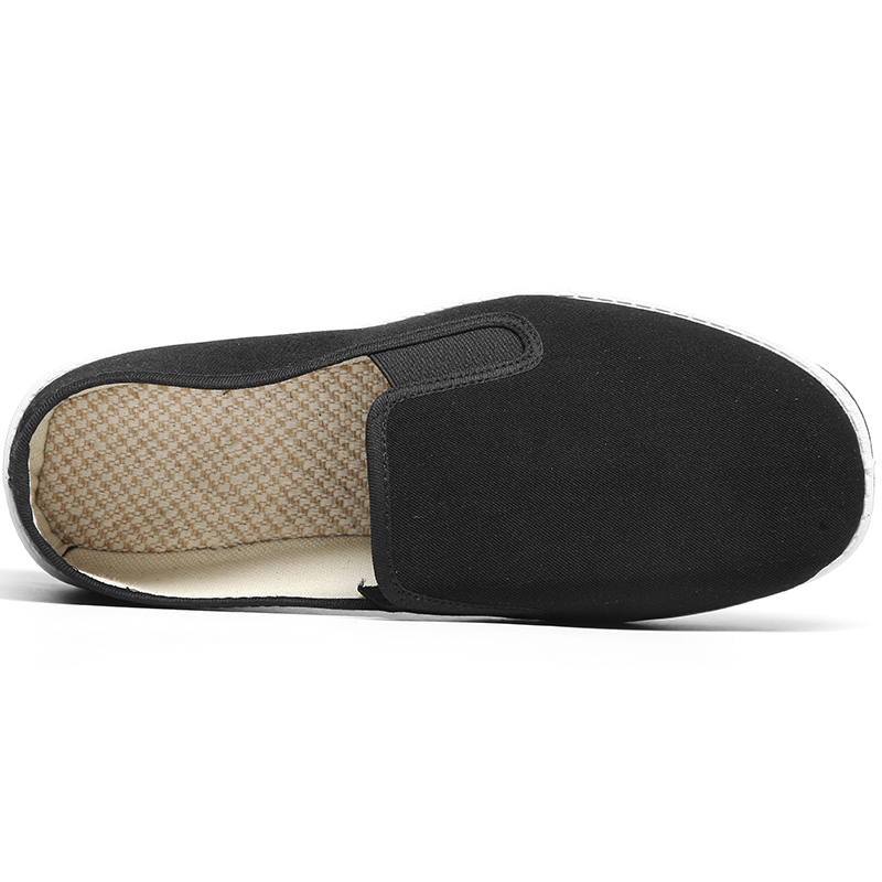 3515强人老布鞋秋冬软底轻便软底透气黑老北京千层底一脚蹬帆布鞋,淘宝优惠券,粉丝福利购,淘宝优惠卷