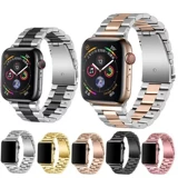 Apple, совместимые часы, ремешок для часов из нержавеющей стали, браслет подходит для мужчин и женщин, 2/3/4, 44мм, 40, 40мм