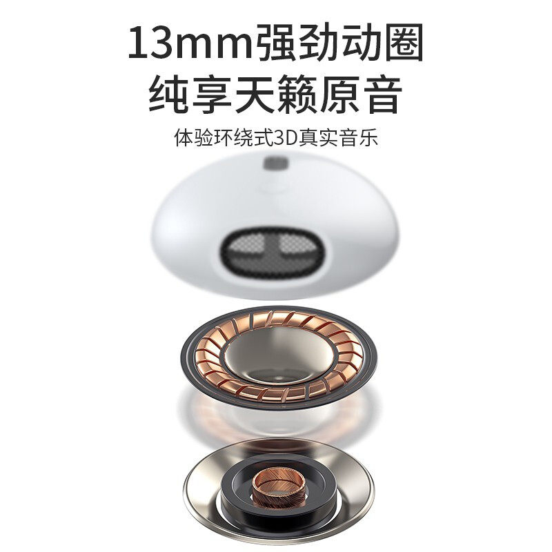 倍思耳机真无线华为小米vivo oppo半 吉登数码蓝牙耳机