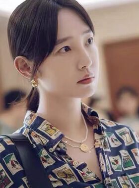 法式珍珠项链女2023年秋冬