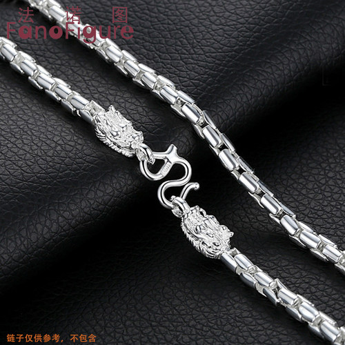 925银搭扣配件DIY手链脚链项链双环蝴蝶扣链扣M形扣W万字扣接头扣 - 图2