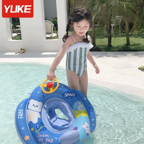 Плавательный круг подходит для мужчин и женщин для плавания для младенца, увеличенная толщина, защита от опрокидывания