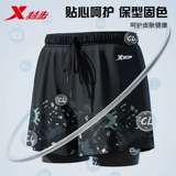 Xtep, мужские штаны для плавания, быстросохнущий купальник, комплект, снаряжение, новая коллекция, большой размер