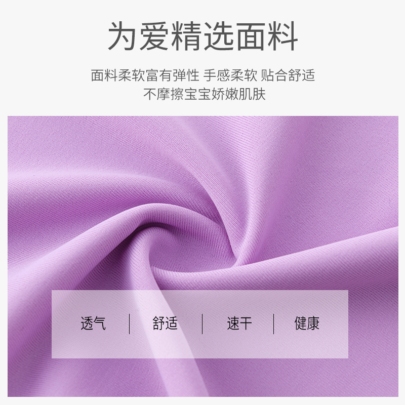 来鸟运动专营店特步儿童泳衣女童可爱连体女孩中大童新款防晒速干游泳裤套装2