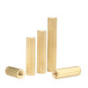 Double-pass copper column round knurled column