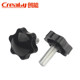 Quality Assurance Six-star Plum Blossom Handle Screw Knob
