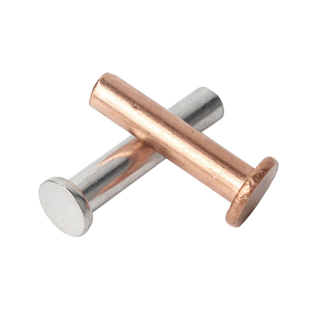 Flat head solid rivet copper rivet GB109