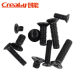 Black cross head computer screws