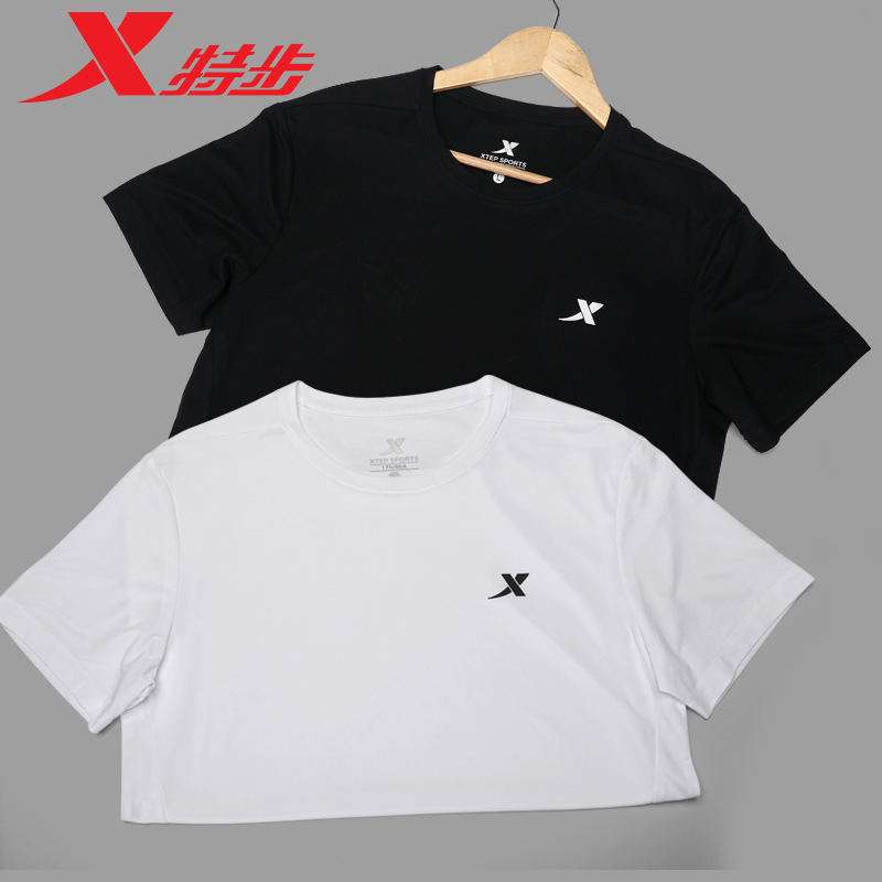 Special step short sleeved T-shirt Men's loose fitting T-shirt Summer men's quick drying official flagship shorts Summer sports set Men's clothing