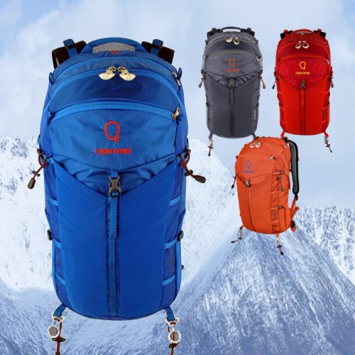 强氧登山包羚羊26L38L户外情侣款旅行背包轻型徒步休闲双肩包新款 - 图1