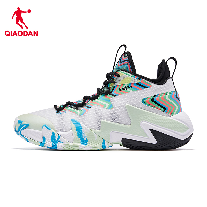 乔丹男网面透气回弹缓震2023篮球鞋 乔丹聪利篮球鞋