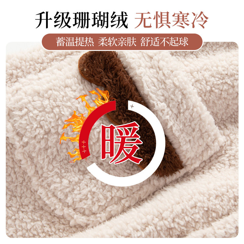 秋冬季珊瑚绒2021年新款减龄睡袍 dahuahome睡袍/浴袍