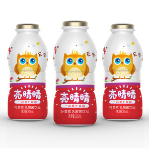 宜养大瓶AD钙奶原味+草莓味+叶黄素乳酸菌饮品205ml*12瓶酸甜牛奶