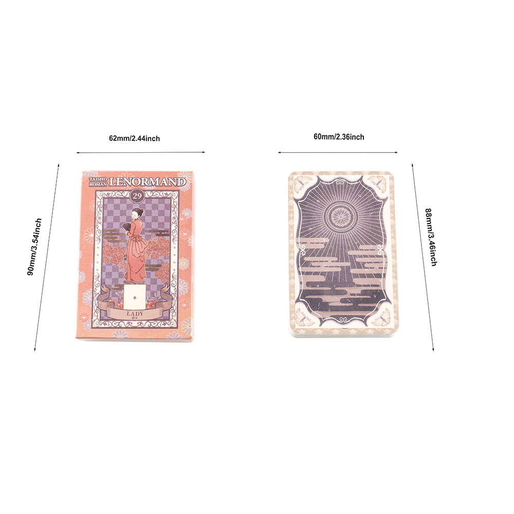 大正日本风大正浪漫雷诺曼卡牌 taisho roman lenormand Cards - 图0