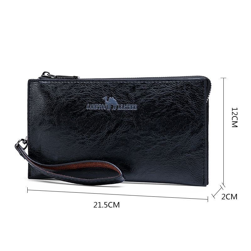 2020新款潮男士小号欧美信封男钱包 张杰皮具2016男士包袋