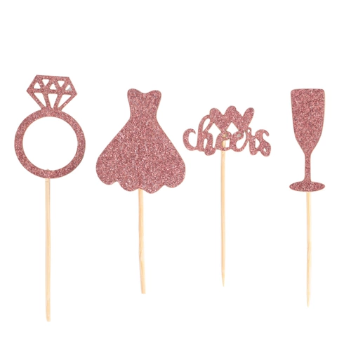 Роза Золотая свадьба на день рождения торт, вставка плагина для вечеринки невесты -в