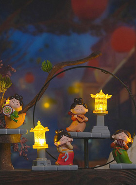 西安钟楼鼓楼小夜灯摆件女生礼物