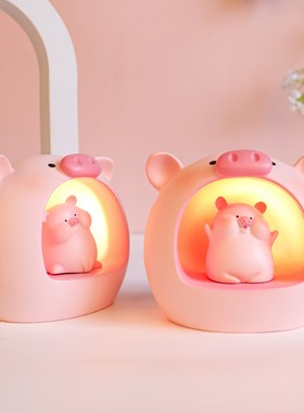 猪囡囡治愈系桌面摆件女生日礼物