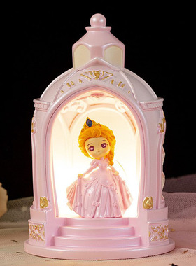 童话公主城堡星星灯摆件女孩礼物