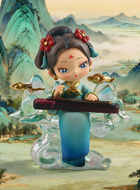 古风盲盒九尾狐人物手办女孩礼物