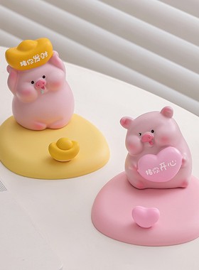 可爱萌宠治愈解压打工人办公室工位情绪稳定桌面摆件装饰女生礼物