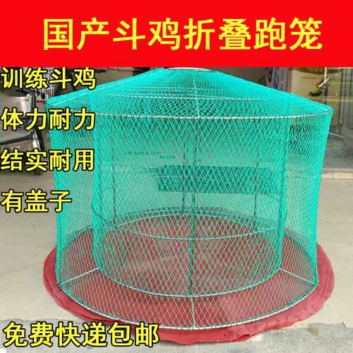 斗鸡跑笼斗鸡折叠跑笼斗鸡双层跑笼 斗鸡折叠笼 - 图1
