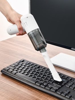 Handheld Wireless Vacuum Cleaner ສາຍສາກ USB Home Car Desktop Keyboard Window Groove Gap Cleaner