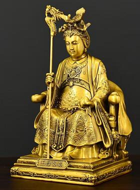 玉帝王母老天爷神像摆件铜中式