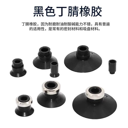 真空吸盘平形吸嘴ZP02/04/06/08/10/13/16/20/25/32/40/50US/U - 图1