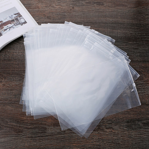 服装拉链袋加厚衣服包装袋透明自封袋塑料密封口袋PE打包袋子定制 - 图3