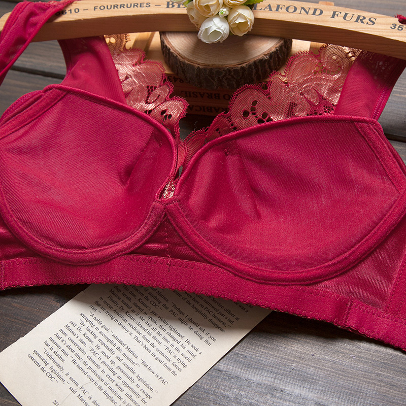 薄款大胸显小收副乳调整型胖mm文胸 碧儿文胸