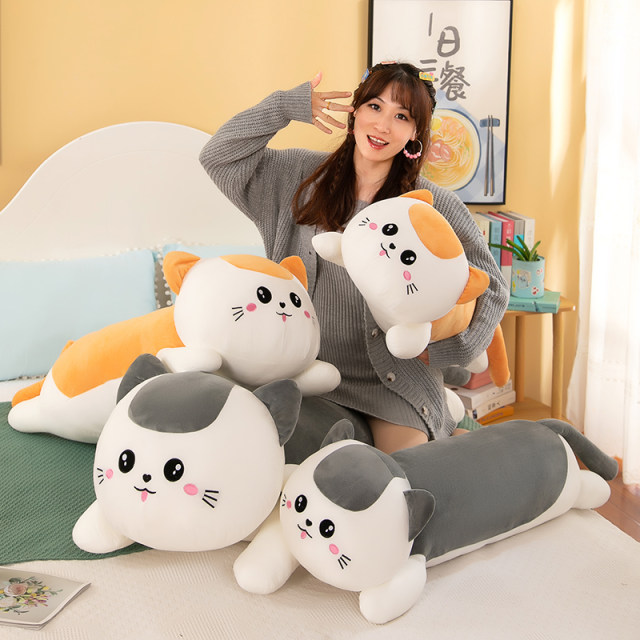 Cat ນອນ doll doll plush toy