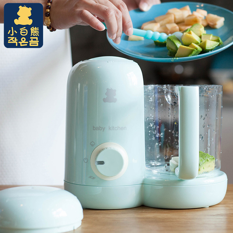 小白熊蒸煮一体多功能营养搅拌器 智翔母婴食物研磨器