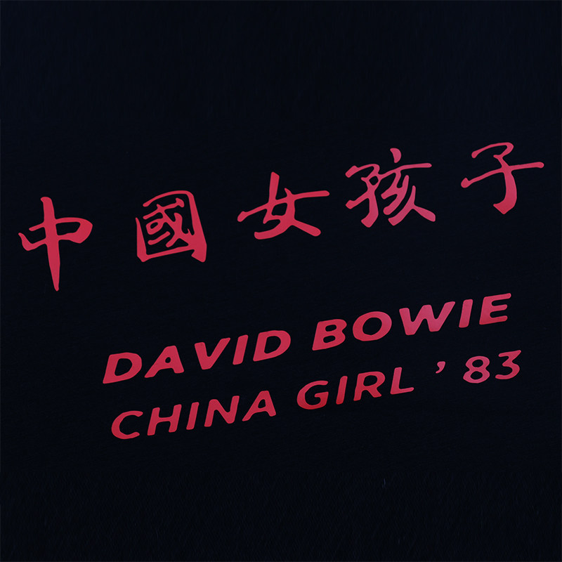 david bowie大卫鲍伊中国女孩t恤 EVOCUST潮牌进化T恤