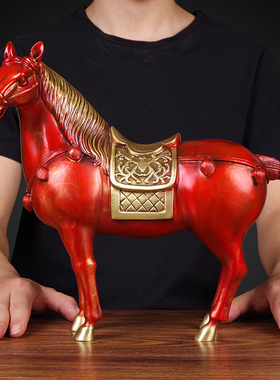 志在千里骏马别墅桌面商务艺术品