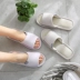 Mua một tặng một mùa miễn phí dép đi trong nhà nam và nữ trong nhà mùa thu cotton lanh lanh sàn mùa hè - Trang chủ Trang chủ