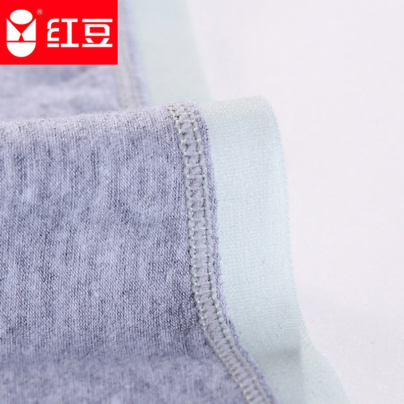 红豆女士内裤纯棉中低腰短裤头可爱少女日系学生浅色纯色舒适透气,淘宝优惠券,粉丝福利购,淘宝优惠卷