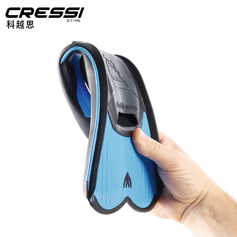 義大利 CRESSI LIGHT游泳短腳蹼蛙鞋 專業游泳訓練用
