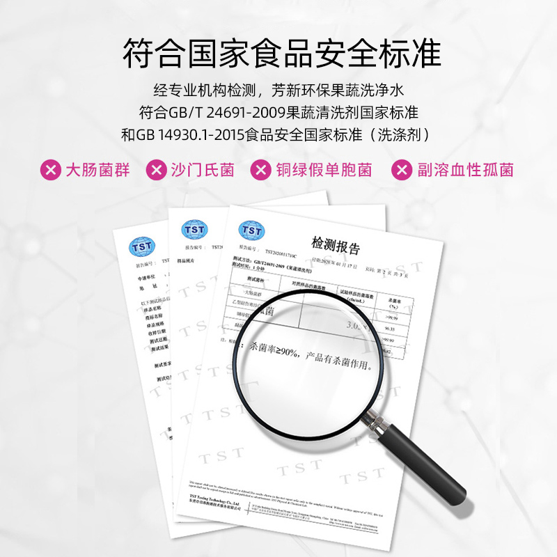 果蔬洗净水320ml专用清洗剂蔬菜保鲜安全除菌24年11月过期 - 图2