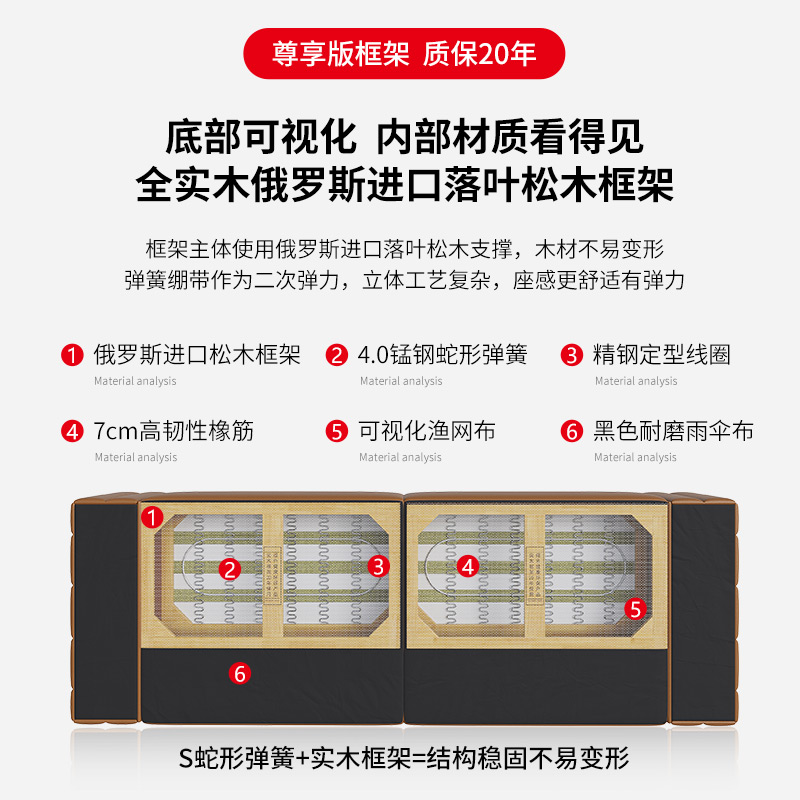 DDC意式极简钢琴键真皮沙发现代简约小户型客厅直排头层牛皮沙发 - 图0