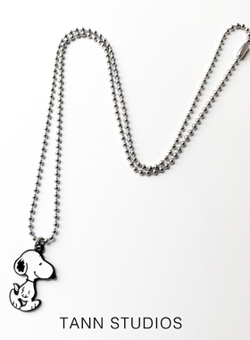 史努比SNOOPY白色卡通同款吊坠