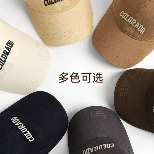 棒球帽子女款宽帽檐大头围鸭舌帽2025新款显脸小深顶遮阳帽子男J - 图2