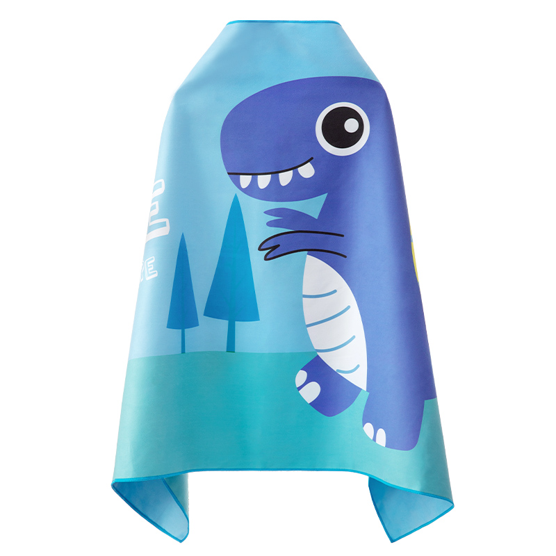 儿童游泳女童斗篷吸水速干便携浴巾 羽克浴巾/吸水巾