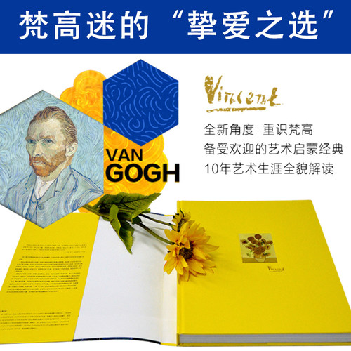 梵高化世间痛苦为激情洋溢的美 中文版 精装 艺术大师经典作品集 画作赏析 临摹 油画绘画佳作 信仰艺术生涯 艺术书籍 - 图3