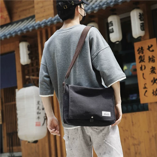 Tide, сумка на одно плечо, шоппер, японская вместительная и большая сумка через плечо для отдыха, подходит для студента