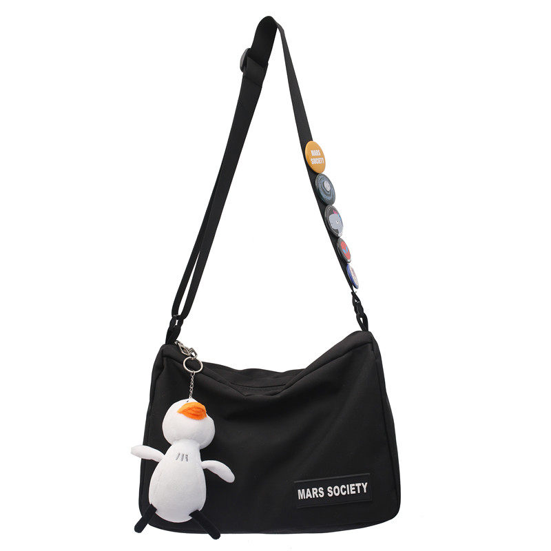 休闲简约男士ins潮牌男生斜挎包 满江红箱包男士包袋