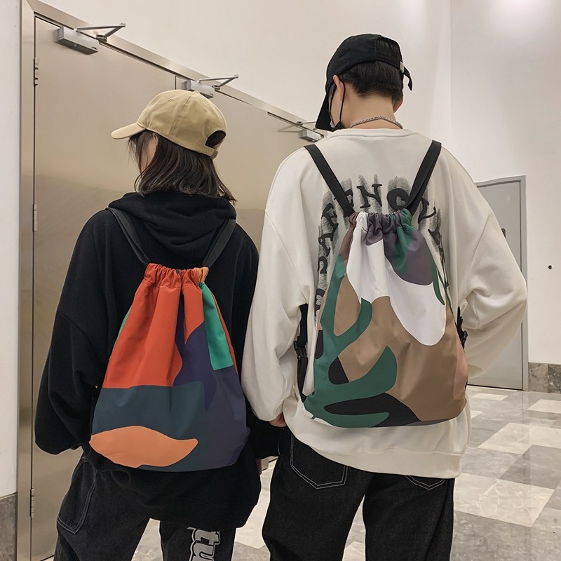 双肩包男士潮牌ins休闲 满江红箱包双肩背包