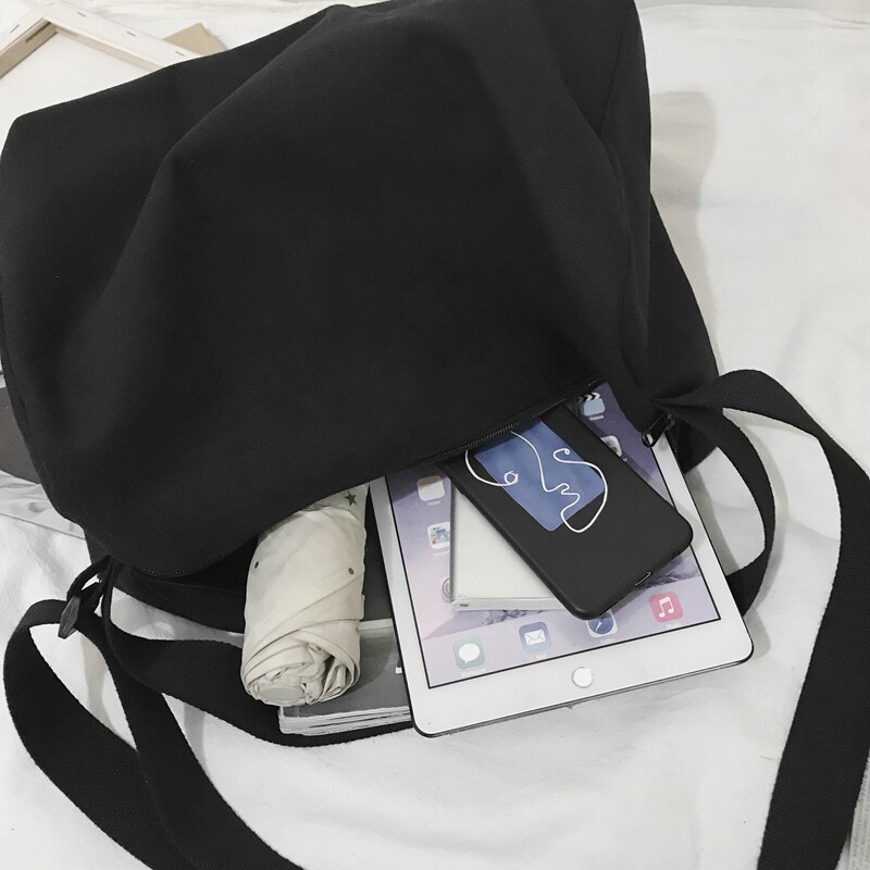 帆布大容量男女学生上课包单肩包 满江红箱包男士包袋