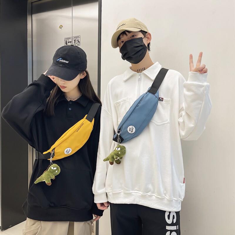 胸包男士男潮牌ins斜挎包 满江红箱包男士包袋